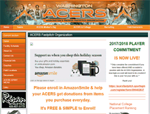 Tablet Screenshot of acersfastpitch.org